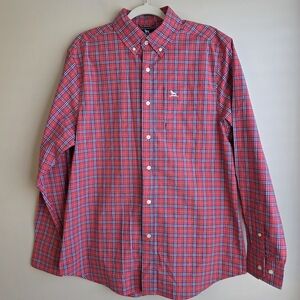 Over Under Red Plaid Button-Down Shirt